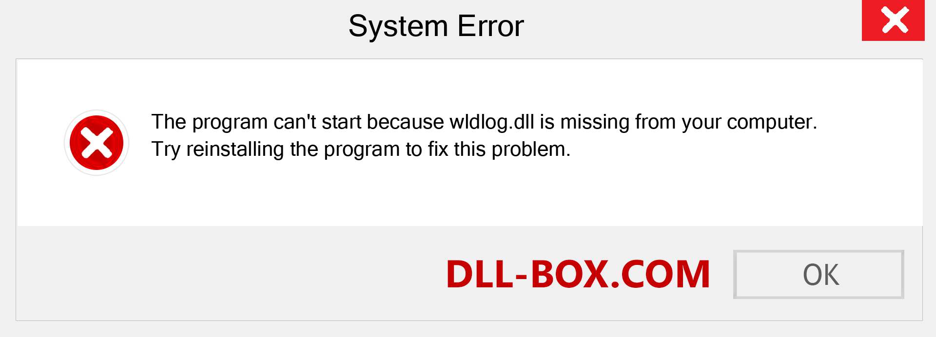  wldlog.dll file is missing?. Download for Windows 7, 8, 10 - Fix  wldlog dll Missing Error on Windows, photos, images