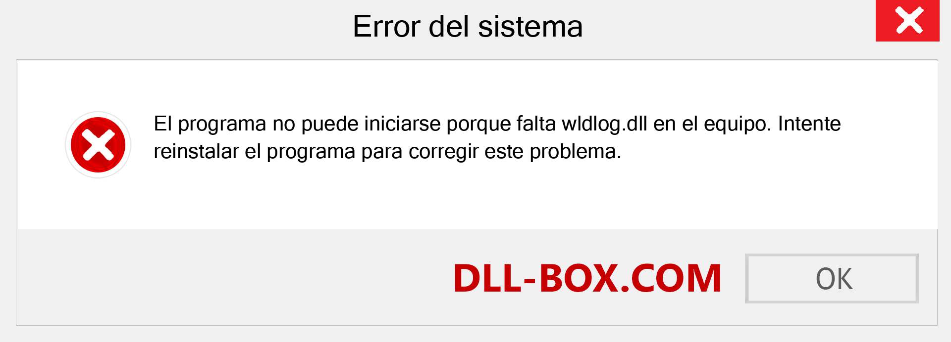 ¿Falta el archivo wldlog.dll ?. Descargar para Windows 7, 8, 10 - Corregir wldlog dll Missing Error en Windows, fotos, imágenes